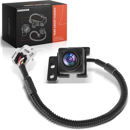 A-Premium Park Assist Camera Rear View Backup Reverse Camera Compatible with Select Cadillac Models - 2016 2017 2018 2019 ATS