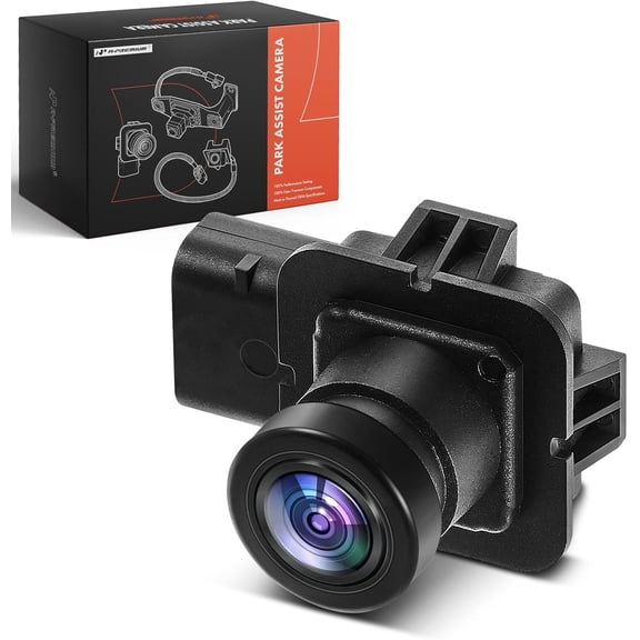 A-Premium Park Assist Camera Rear View Backup Reverse Camera Compatible with Select Ford Models - 2016 2017 2018 2019 Fusion - Replace# HS7Z19G490F