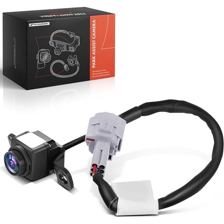 A-Premium Park Assist Camera Rear View Backup Reverse Camera Compatible with Select Hyundai Models - 2012-2017 Veloster - Replace# 957602V000