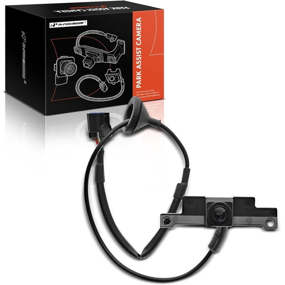 A-Premium Park Assist Camera Rear View Backup Reverse Camera Compatible with Select Kia Models - 2017 2018 2019 Soul Soul EV - Replace# 95760B2010