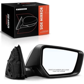 A-Premium Passenger Side Power Door Mirror - Compatible with Chevrolet Impala 2014-2020 - Heated Manual Folding Chrome Outside Rear View Mirror w/Turn Signal, w/Memory and Puddle Light