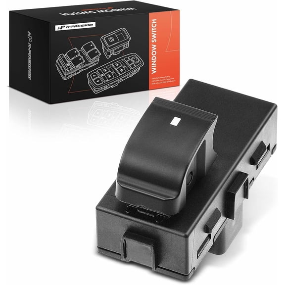 A-Premium Power Window Switch Passenger Side Front Right Rear Left or Right Compatible with GMC Sierra Yukon Chevy Silverado Tahoe Cadillac Escalade Buick Replaces# 22895545 15888174 22864837