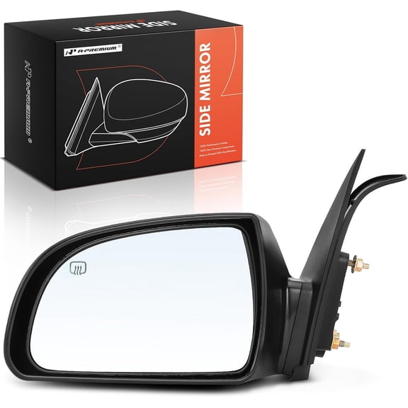 A-Premium Power Driver Side Mirror - Compatible with Hyundai Sonata 2006 2007 2008 2009 2010 - Heated - Right Outside Rear View Door Mirror - Replace# HY1320149, 87610-0A000