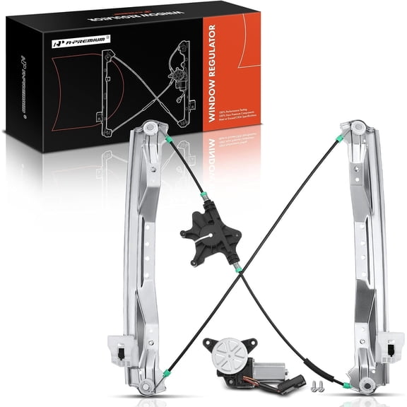 A-Premium Power Electric Window Regulator with Motor Compatible with Dodge Grand Caravan 2008-2020 Chrysler Town & Country Ram C/V Front Left Driver Side