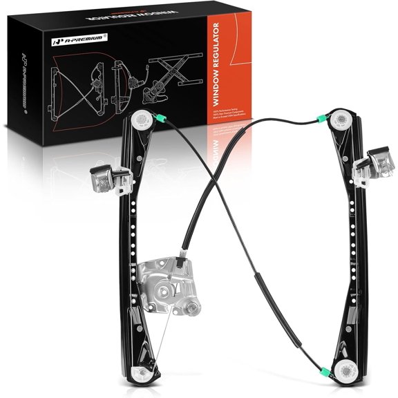 A-Premium Power Electric Window Regulator Without Motor Compatible with Lincoln LS 2000-2002 Front Left Driver Side