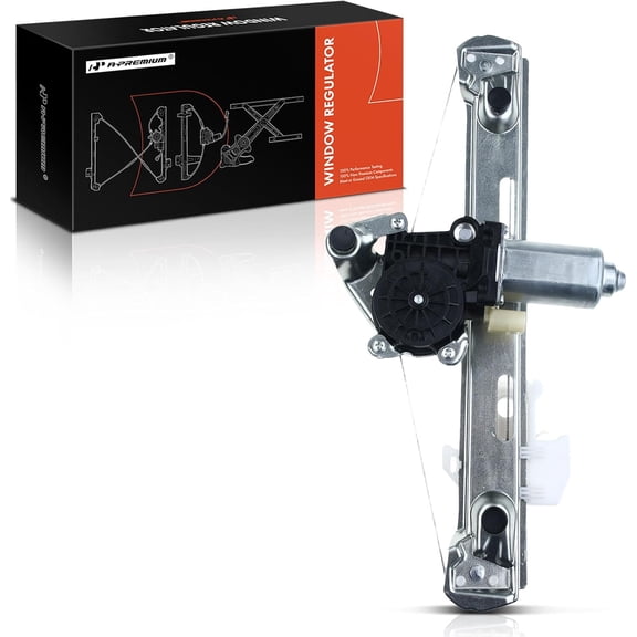 A-Premium Power Electric Window Regulator with Motor Compatible with Lincoln LS 2000-2006 Sedan Rear Right Passenger Side