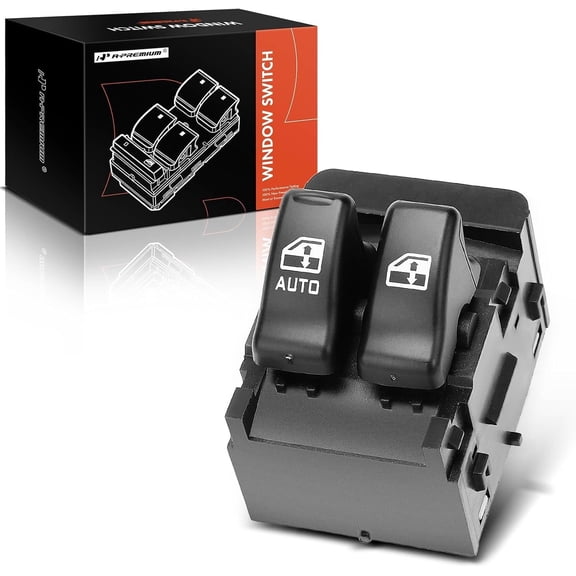 A-Premium Power Master Window Switch Compatible with Chevrolet & Oldsmobile Models - Venture 2000-2005, Silhouette 2000-2004, Front Left Driver Side, Replace# 10387305, 10419308