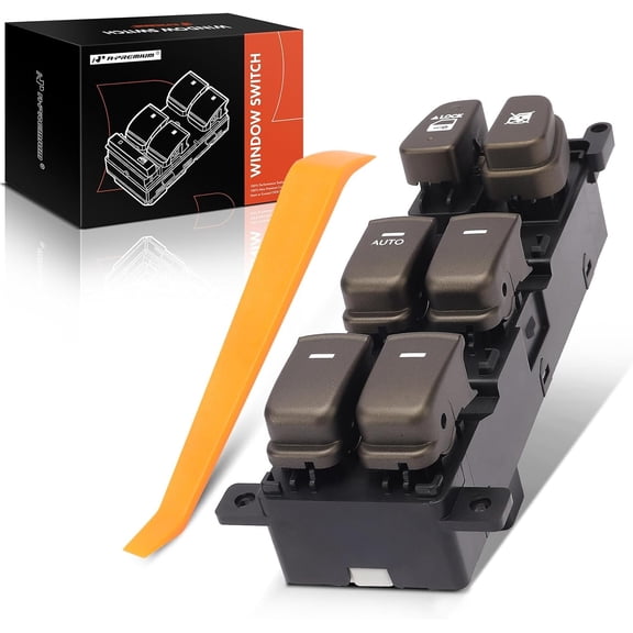 A-Premium Power Master Window Switch Compatible with Hyundai Sonata, 2008 2009 2010, Front Left Driver Side, Replace 1S15803, 935703K600
