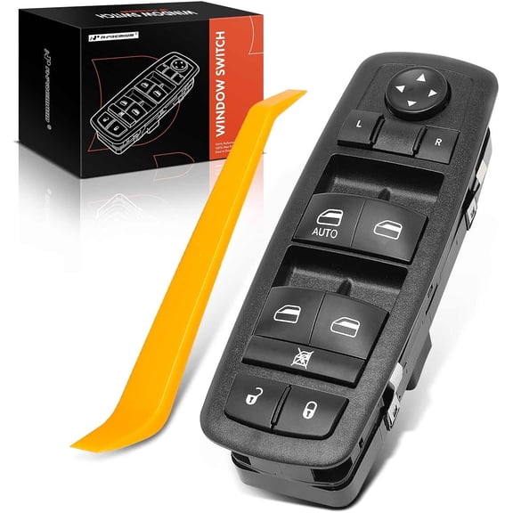 A-Premium Power Master Window Switch Front Driver Replacement for Jeep Liberty 2008-2012 Dodge Journey 2009-2010 Nitro 2007-2011 04602632AC