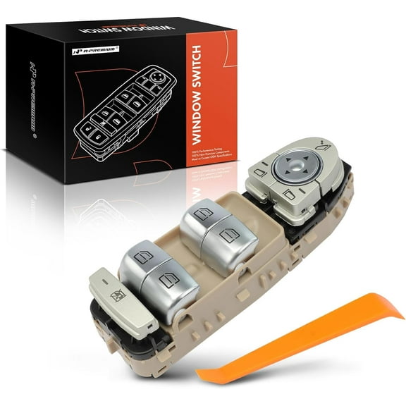A-Premium Power Master Window Switch Replacement for Mercedes-Benz C300 C350e C43 AMG C63 AMG GLC300 GLC43 AMG Front Left Driver Side Fits select: 2017-2018 MERCEDES-BENZ GLC COUPE