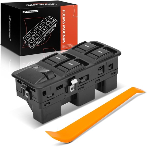 A-Premium Driver Side Power Window Master Switch Compatible with Land Rover LR3 2005 2006 2007 2008 2009, Range Rover Sport 2006-2009, Replace# YUD501570PVJ, YUD501110PVJ