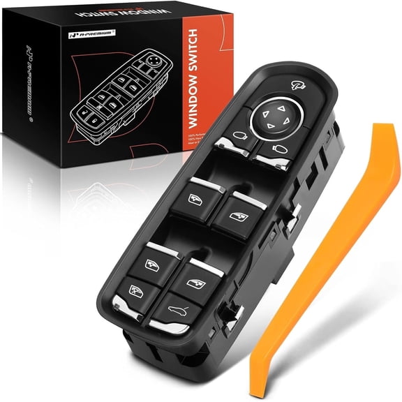 A-Premium Power Master Window Switch Replacement for Porsche Cayenne 2011-2014 Macan 2015-2015 Panamera 2010-2015 Front Left Driver Side