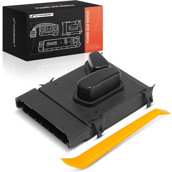 A-Premium Power Seat Adjuster Switch Compatible with Dodge Grand Caravan 2016-2019 & Ram 1500 2019 & Jeep Compass 2017-2018 & Chrysler Pacifica 2017-2019, Front Left Driver Side