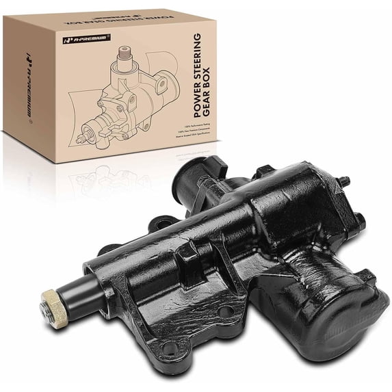 A-Premium Power Steering Gear Box Gearbox Compatible with Ford F-100 F100 1976, F-150 F150 1976-1977, F-250 F250 1976-1979, F-350 F350 1979, 4WD