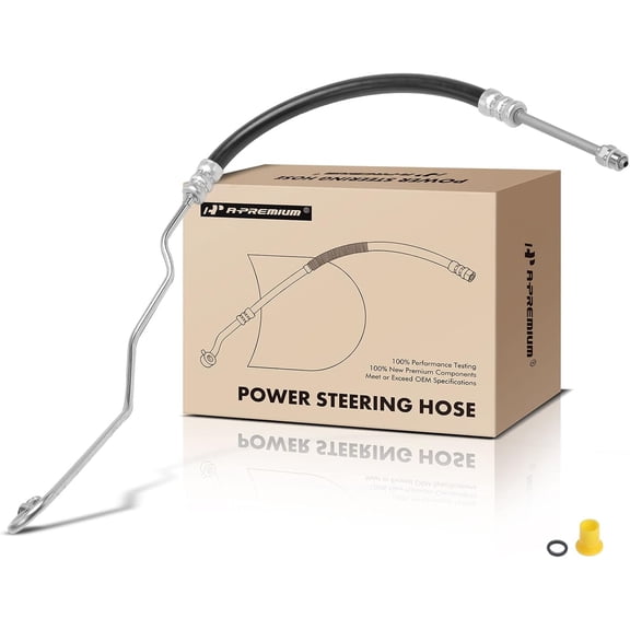 A-Premium Power Steering Hose Pressure Hose Line Assembly Compatible with Ford E-150 2003 E-150 Club Wagon 2003 E-150 Econoline E-150 Econoline Club Wagon E-250 2003 E-250 Econoline Pump To Rack