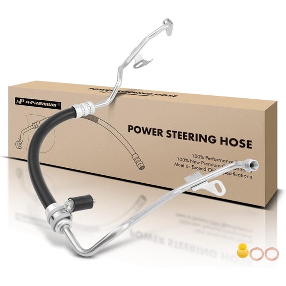 A-Premium Power Steering Hose Pressure Hose Line Assembly Compatible with BMW 550i 2008-2010 650i 2009-2010 4.8L To Rack