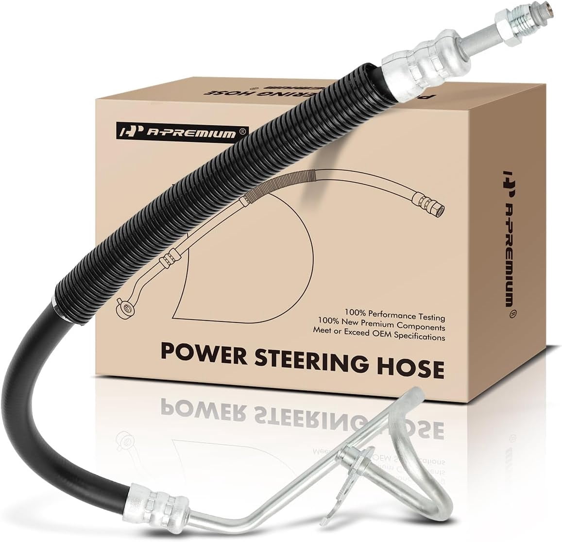 Sunsong Power Steering Pressure Line Hose Assembly 3401572 - The Home Depot
