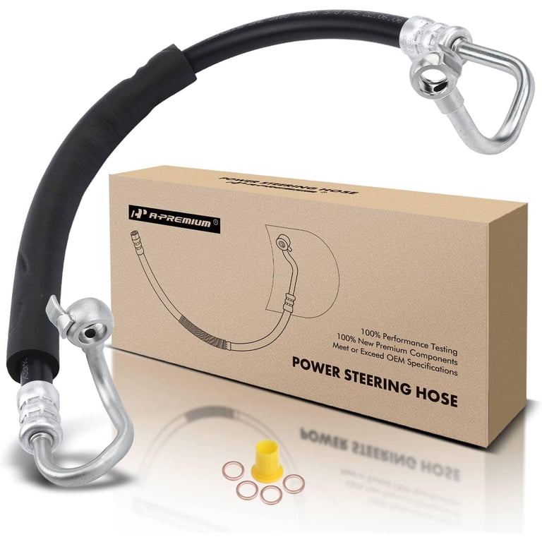 Pump To Rack Pinion Hose A-Premium Power Steering Pressure Hose For 2011 Jeep Grand Cherokee V6 3.6L – Pump To Gear/Rack Pinion, OEM #52124641AF Jeep Grand Cherokee Power Steering Hose