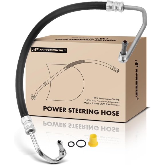 A-Premium Power Steering Hose Pressure Line Hose Assembly Compatible with Dodge Durango 1999 Dakota 1992-1999 V6 3.9L 4WD