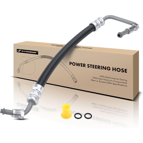 A-Premium Power Steering Pressure Hose Line Assembly Compatible with Dodge Viper 1992-2002, V10 8.0L, Pump to Gear/Rack Pinion
