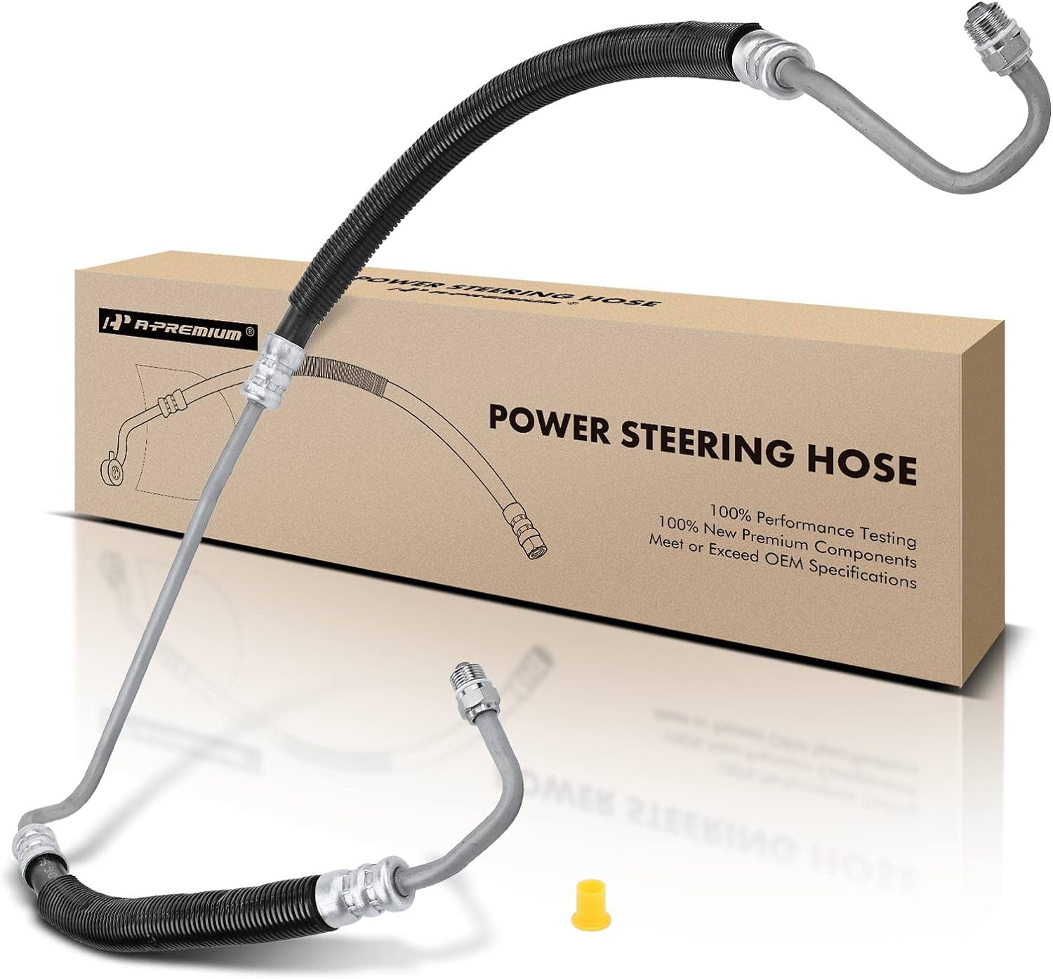 A-Premium Power Steering Hose Pressure Line Hose Assembly Compatible with Ford Mustang 1997-1998 V8 4.6L
