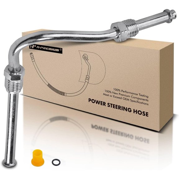 A-Premium Power Steering Pressure Hose Line Assembly Compatible with Mitsubishi Eclipse 2009-2012, Endeavor 2004, 3.8L, Tube - To Rack