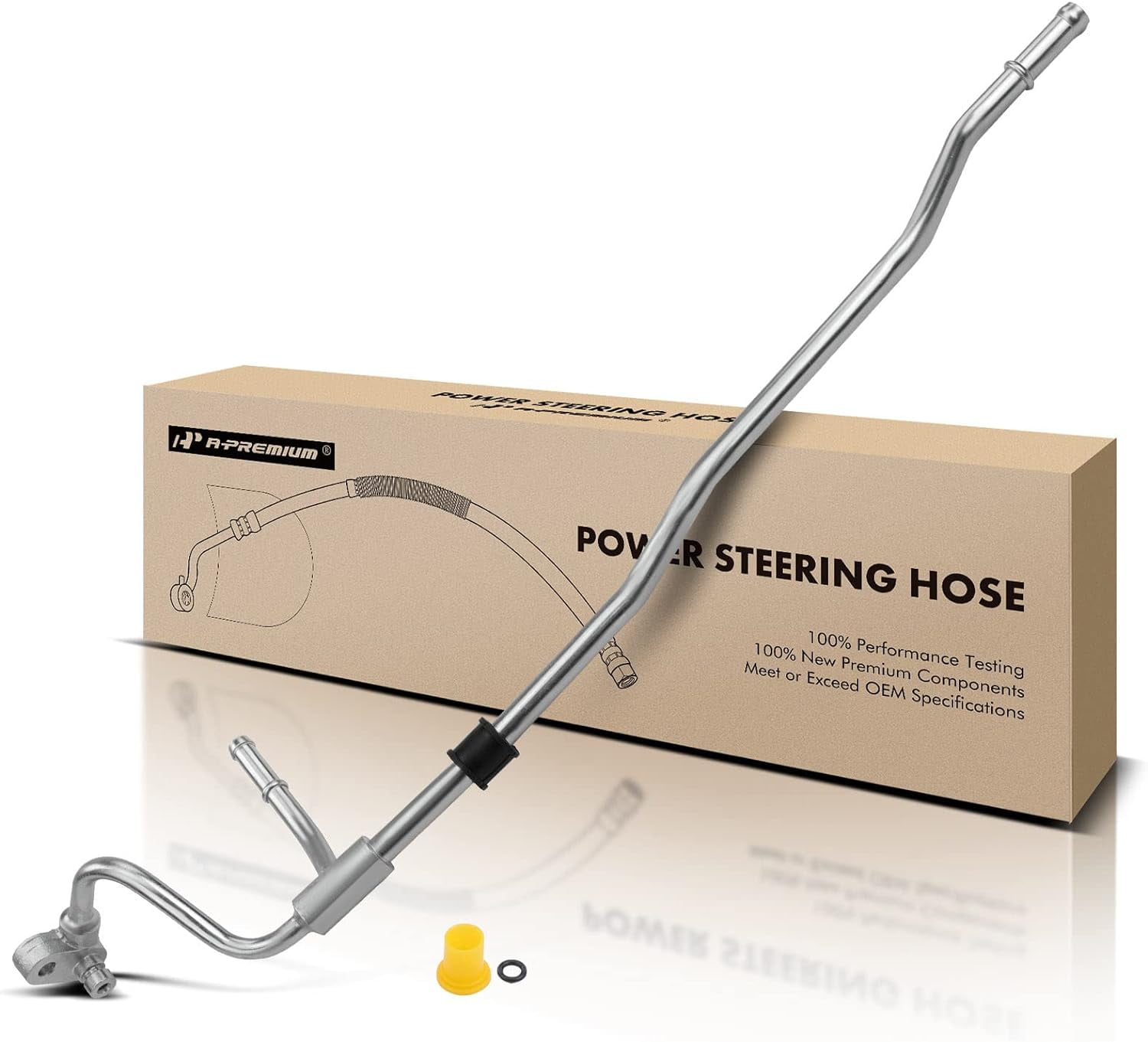 A-Premium Power Steering Return Line Hose For 2009-2011 Honda Pilot V6 3.5L - Rack To Pipe Replacement-1017215