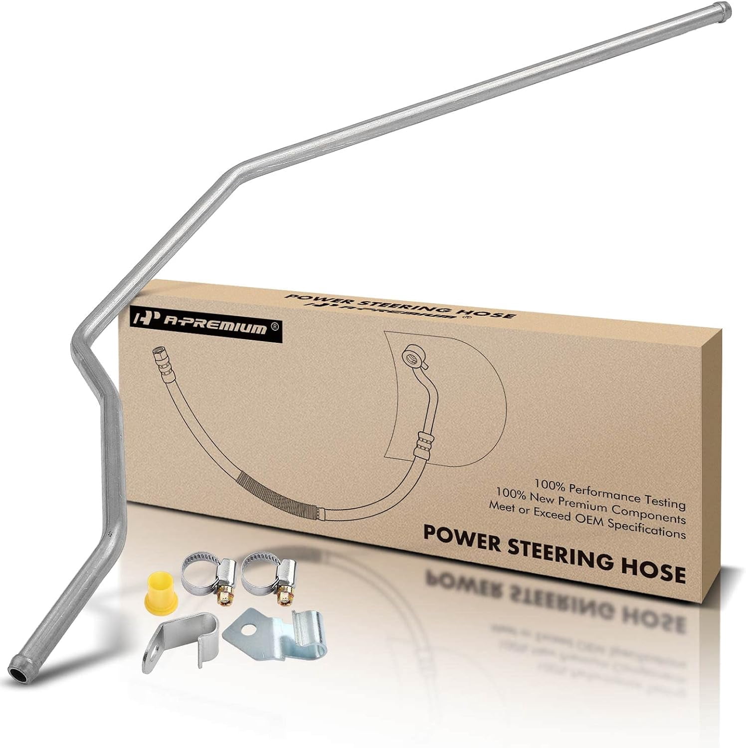 A-Premium Power Steering Hose Return Hose Line Assembly Compatible with Honda CR-V CRV 2002-2006 L4 2.4L Intermediate Pipe