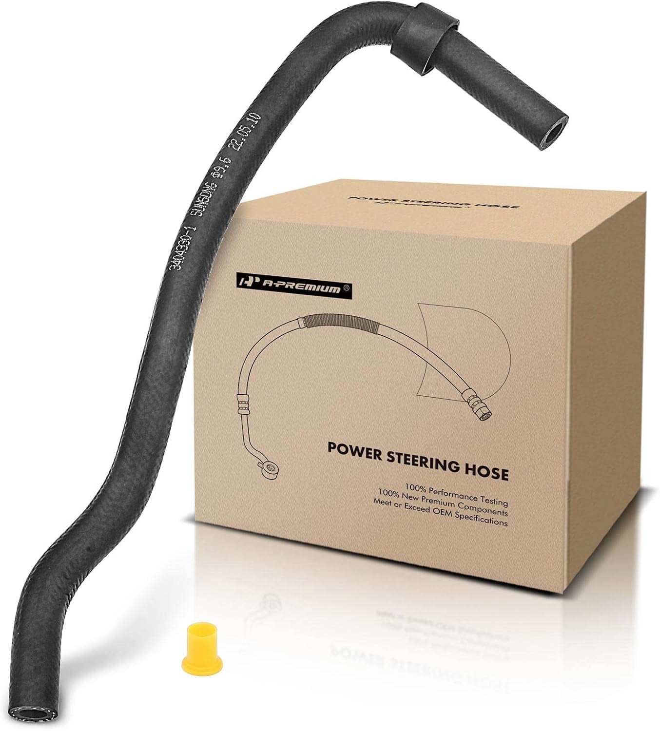 A-Premium Power Steering Hose Return Hose Line Assembly Compatible with Honda CR-V CRV 2007-2011 L4 2.4L Gear/Rack Pinion To Reservoir