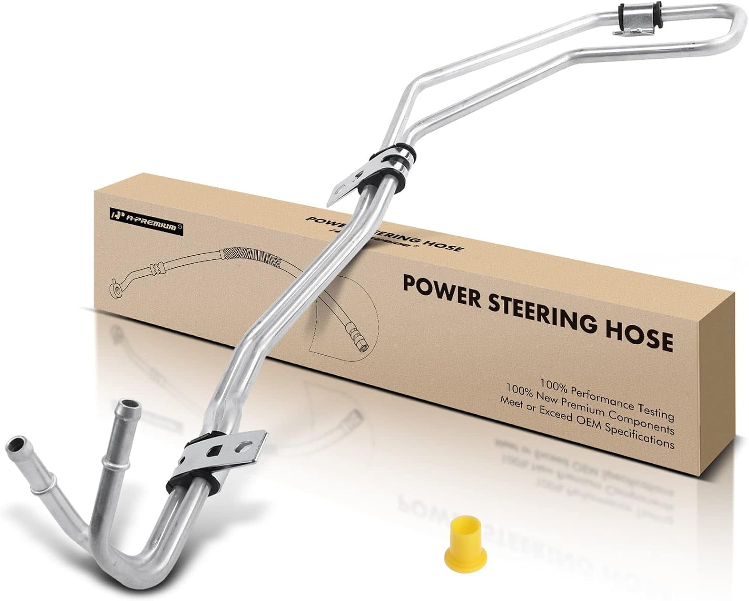 A-Premium Power Steering Pressure Hose Assembly – Compatible With 2003-2006 Kia Sorento V6 3.5L (Tube To Rack) - View #5