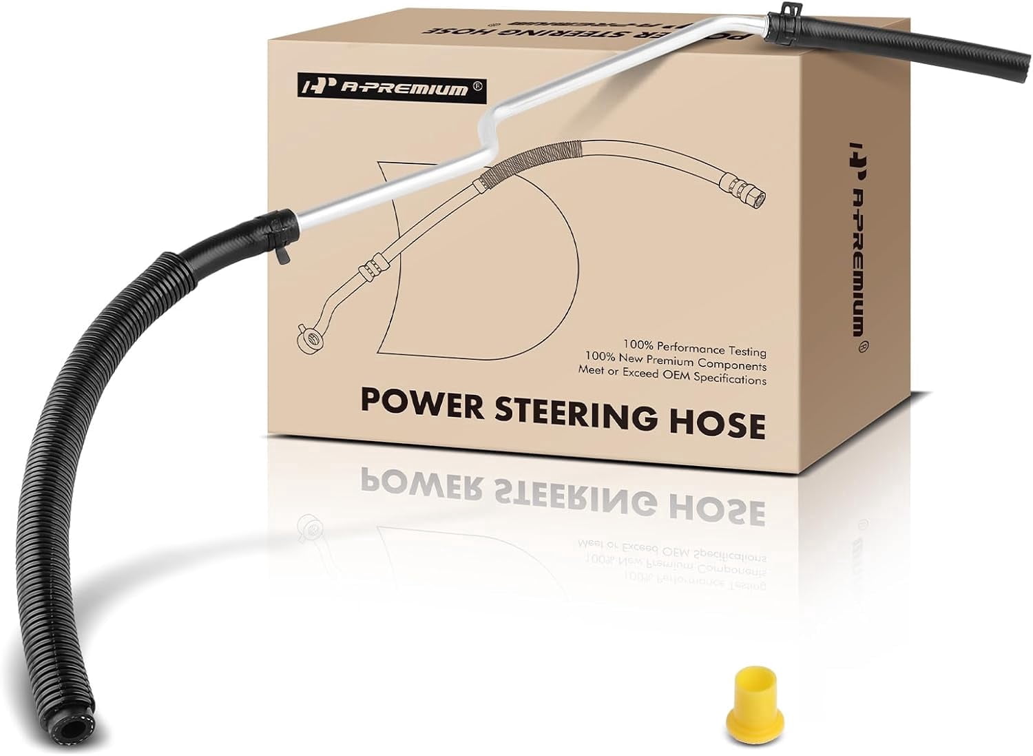 A-Premium Power Steering Hose Return Line Hose Assembly Compatible with Ford F-150 1997-2003 F-250 1997-1999 Expedition Lincoln Navigator Blackwood