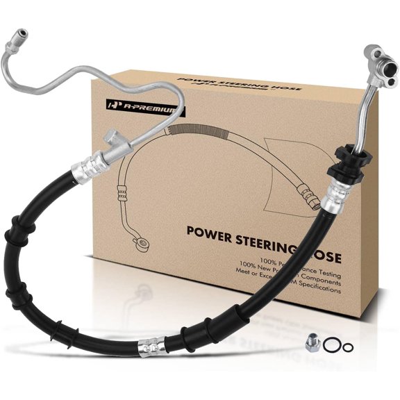 A-Premium Power Steering Pressure Hose Line Assembly Compatible with Acura Integra 1998 1999 2000 2001, 1.8L, with O-ring, Pump To Gear
