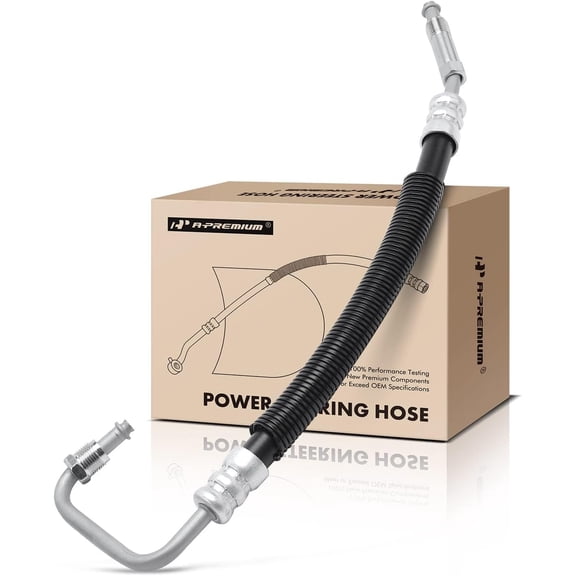 A-Premium Power Steering Pressure Hose Line Assembly Compatible with Chevrolet Corvette 1997 1998 1999 2000 2001 2002 2003 2004, 5.7L, Pump To Rack