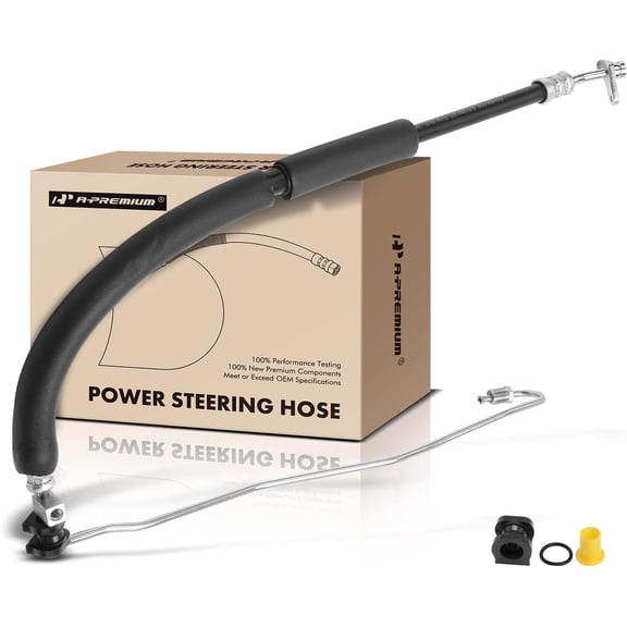 A-Premium Power Steering Pressure Hose Line Assembly Compatible with Honda CR-V CRV 2007 2008 2009 2010 2011, 2.4L, Pump To Rack