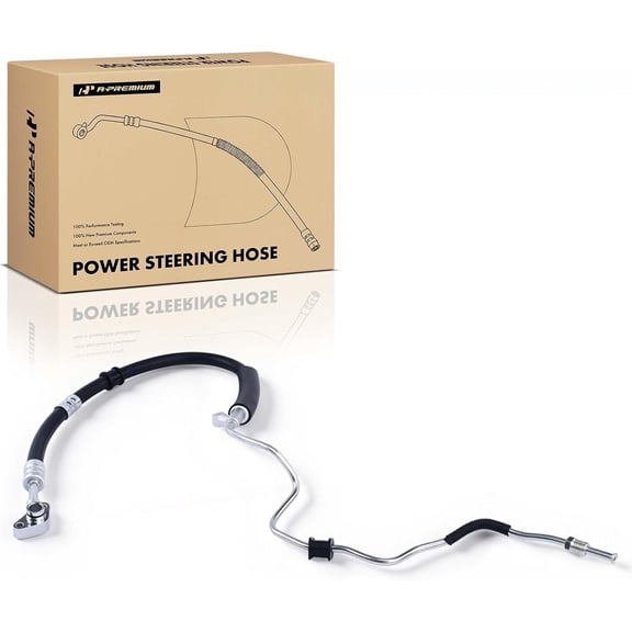 A-Premium Power Steering Pressure Hose Line Assembly Compatible with Honda Pilot 2003-2004 & Acura MDX 2001-2002, 3.5L, Pump to Gear/Rack