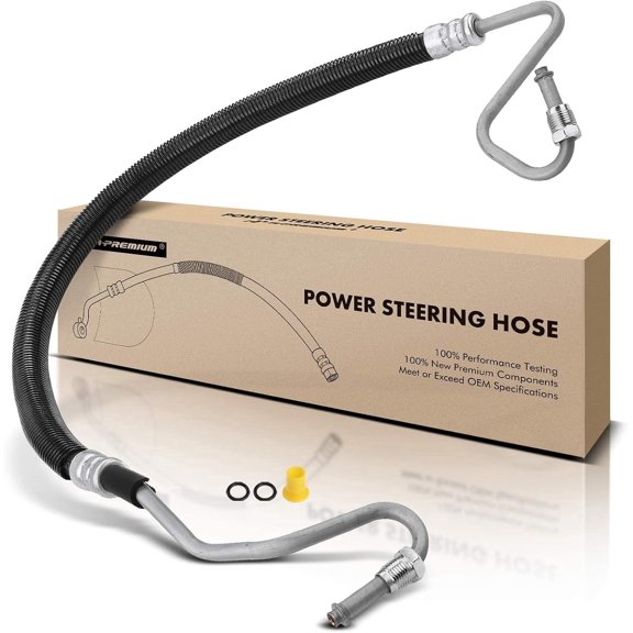 A-Premium Power Steering Pressure Hose Line Assembly Compatible with Ram 2500/3500, 2013-2019, 6.7L, with O-ring