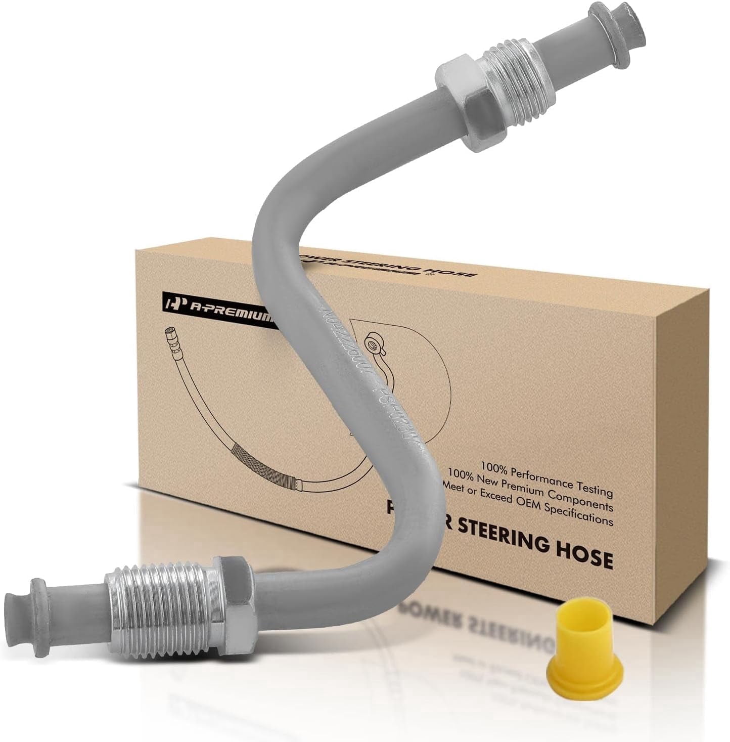 A-Premium Power Steering Pressure Line Hose Assembly Compatible with Toyota Camry 2001-2006, Solara 2004-2008 & Lexus ES300 2002-2003, ES330 2004-2006, V6 3.0L 3.3L, Tube To Rack