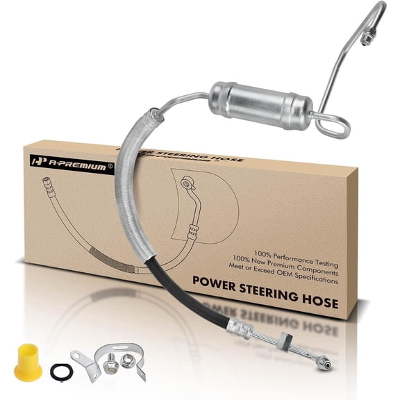 A-Premium Power Steering Pressure Hose Line Assembly Compatible with Ford Windstar 1999 2000 2001 2002 2003, V6 3.8L, Pump to Gear/Rack Pinion