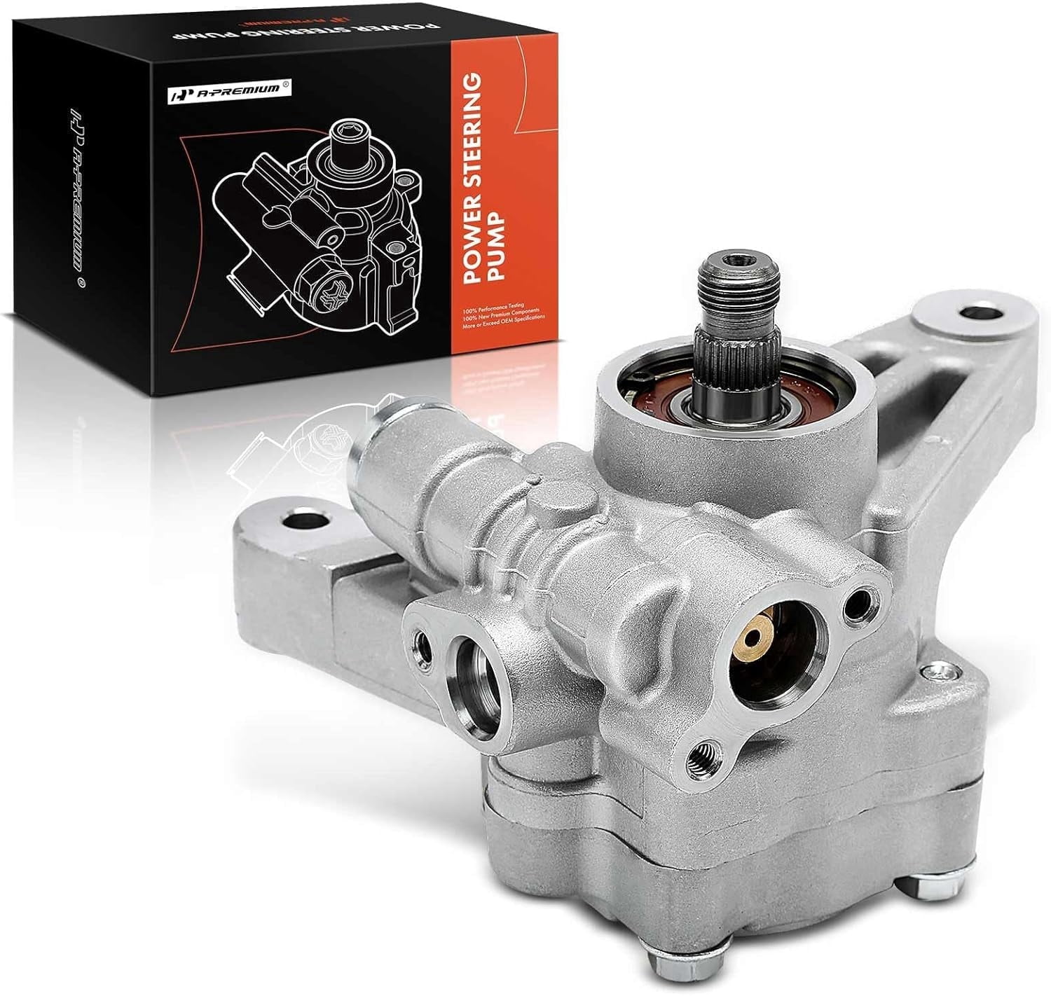 A-Premium Power Steering Pump, Compatible with Acura TL 2007-2008, 3.5L, Replace # 56110RDBA01