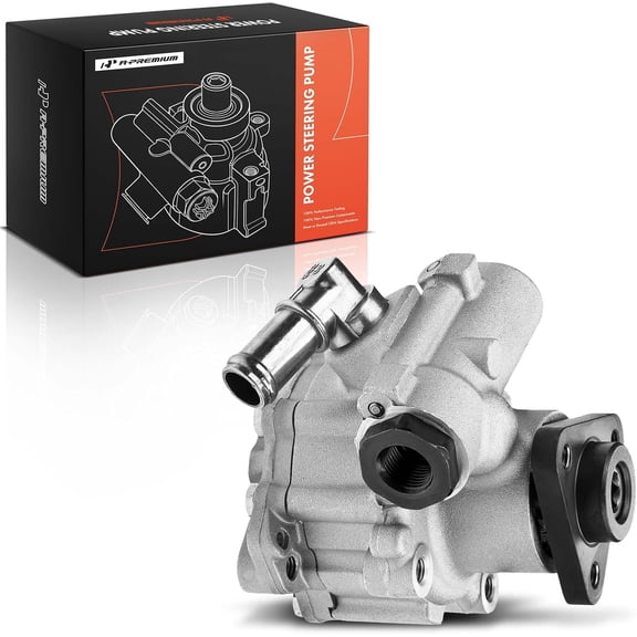 A-Premium Power Steering Pump Compatible with Audi A6 2006-2011, A6 Quattro 2005-2011, 2.8L 3.0L 3.2L, Replace # 21-137, 4F0145155H