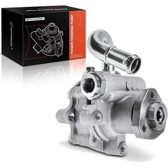 A-Premium Power Steering Pump Compatible with Volkswagen Beetle 2006-2010, Beetle Cabrio 2010, L5 2.5L Gas, Replace # 21-5487, 1J0422152C