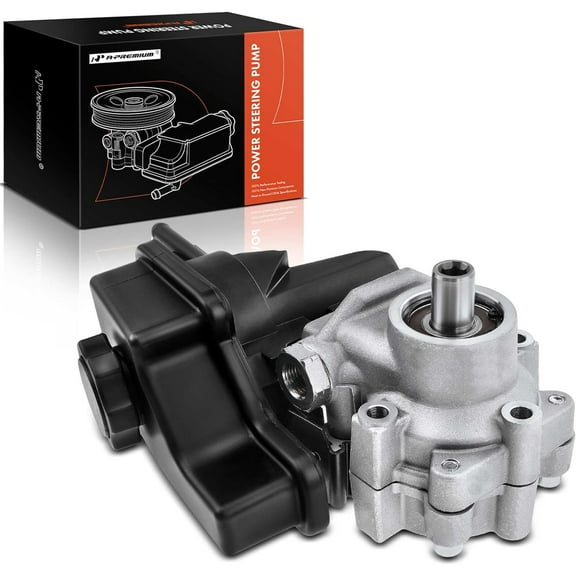 A-Premium Power Steering Pump, with Reservoir, Compatible with Cadillac DeVille 1998-2005, Seville 1998-2004, Oldsmobile Aurora 2001-2003, Pontiac Bonneville 2004-2005, 4.0L 4.6L, Replace # 20-59400