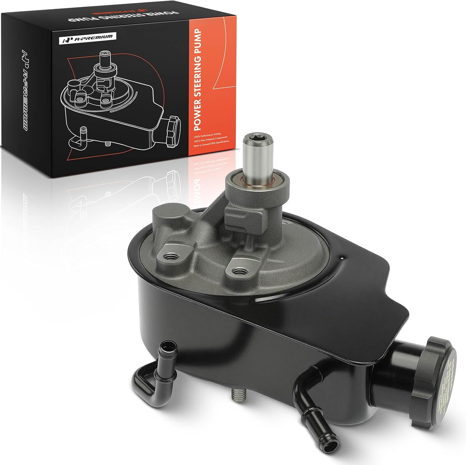 A-Premium Power Steering Pump with Reservoir Compatible with Cadillac Escalade 2003-2006, Escalade ESV, Escalade EXT & Chevrolet Avalanche 1500, Suburban 1500, Tahoe & GMC Yukon, Yukon XL 1500