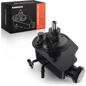 A-Premium Power Steering Pump, with Reservoir, Compatible with Chevy GMC Models - 1990-2000 - C1500 C2500 C3500 K1500 K2500 K3500 Suburban Tahoe Yukon - with Hydraulic Boost System