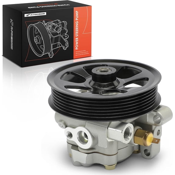 A-Premium Power Steering Pump, with Pulley, Compatible with Mazda MX-5 Miata MX5 Miata 2006-2015, 2.0L, Replace # NE5132650B
