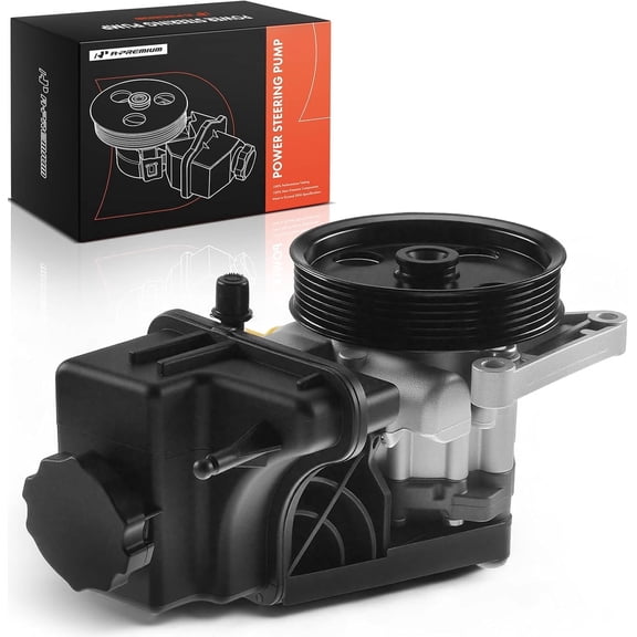 A-Premium Power Steering Pump with Pulley Compatible with Mercedes-Benz Sprinter 2500 3500 2014-2017 L4 2.1L
