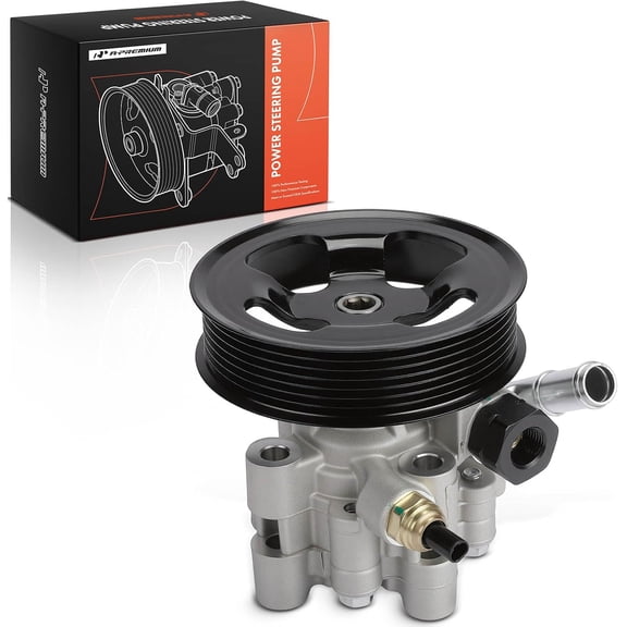 A-Premium Power Steering Pump, with Pulley, Compatible with Scion tC 2005 2006 2007 2008 2009 2010, L4 2.4L, Replace # 4431020870