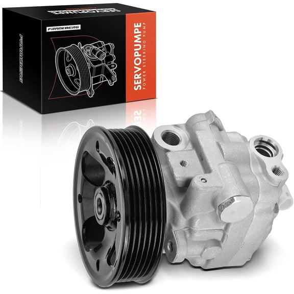 A-Premium Power Steering Pump with Pulley Compatible with Subaru Outback 2005-2009 3.0L Legacy 2008-2009 H6 3.0L