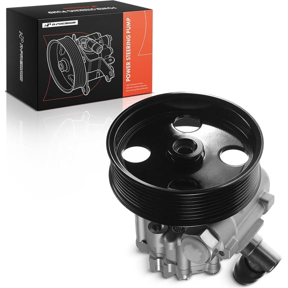 A-Premium Power Steering Pump, with Pulley, Compatible with Mercedes-Benz GL320 2007-2008, R320 2007-2008, ML320 2007-2008, V6 3.0L Diesel, Replace # 0044668301