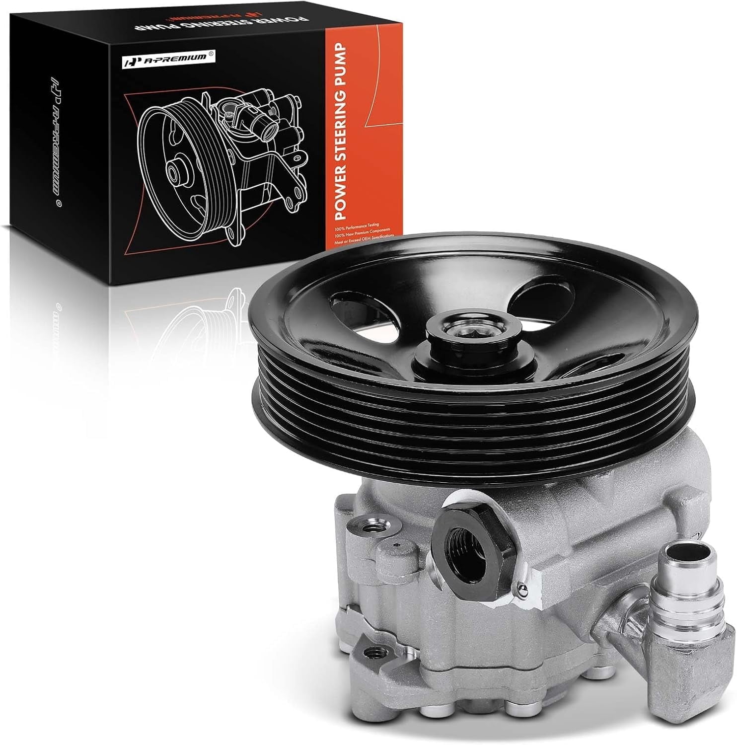 A-Premium Power Steering Pump with Pulley Replacement for Mercedes-Benz ML320 ML350 ML430 ML500 ML55 AMG 1998-2005